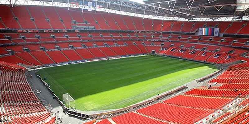 Wembley - nơi diễn ra các trận đấu quốc tế giữa các đội bóng